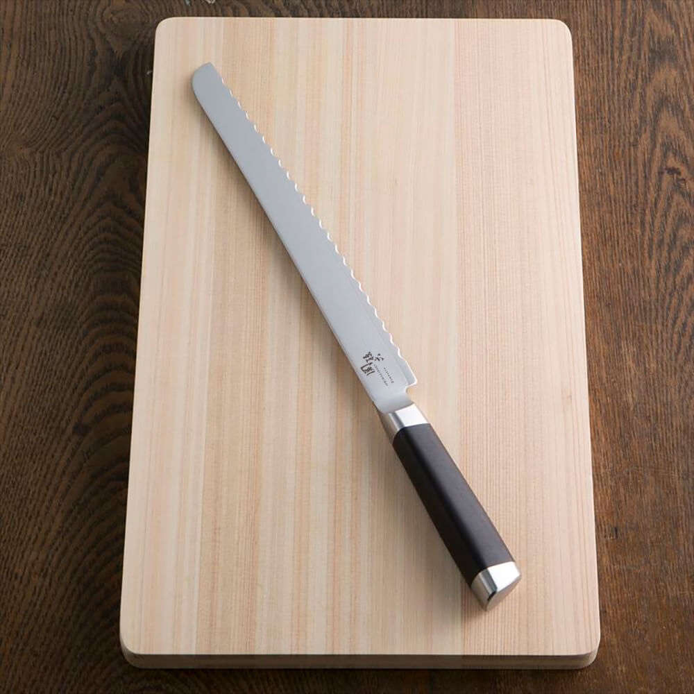 Seki Magoroku Damascus Bread Knife 240mm