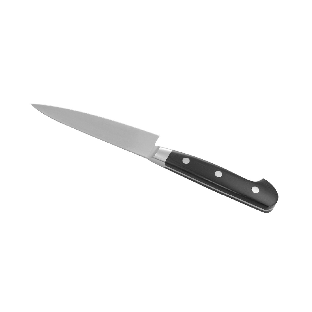ISEYA JIHEI 钼合金小厨刀 120mm - 黑色 Packer 手柄