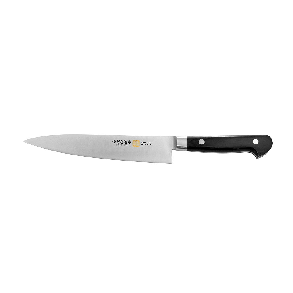 ISEYA JIHEI Molybdenum Petty Knife 150mm - Black Packer Handle