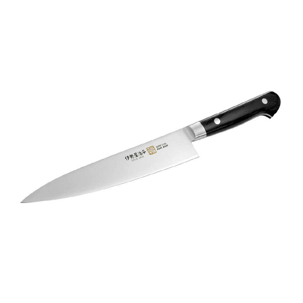 ISEYA JIHEI Molybdenum Petty Knife 150mm - Black Packer Handle