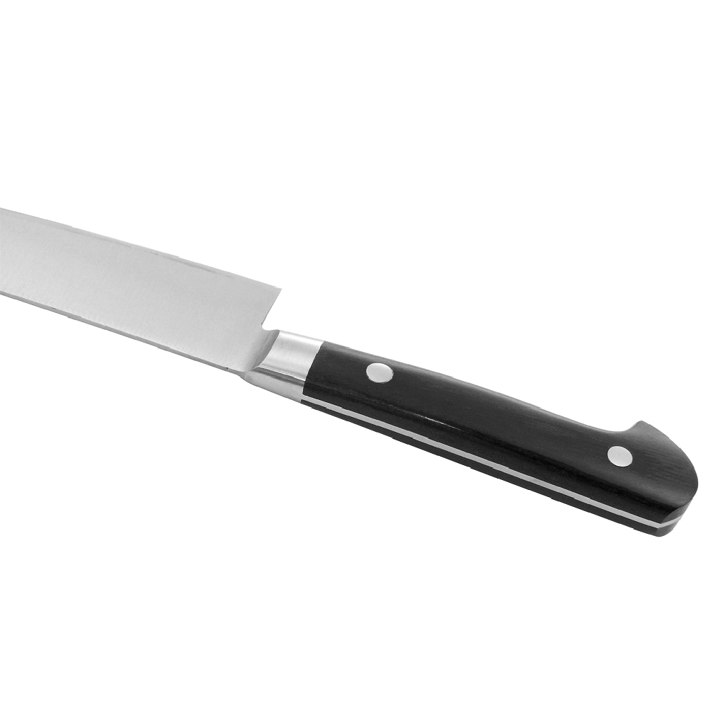 ISEYA JIHEI Molybdenum Petty Knife 150mm - Black Packer Handle