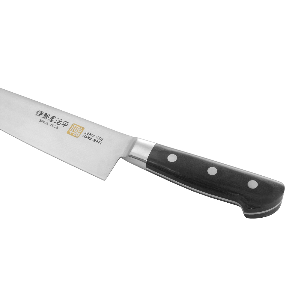 ISEYA JIHEI Molybdenum Gyuto 180mm - Black Packer Handle