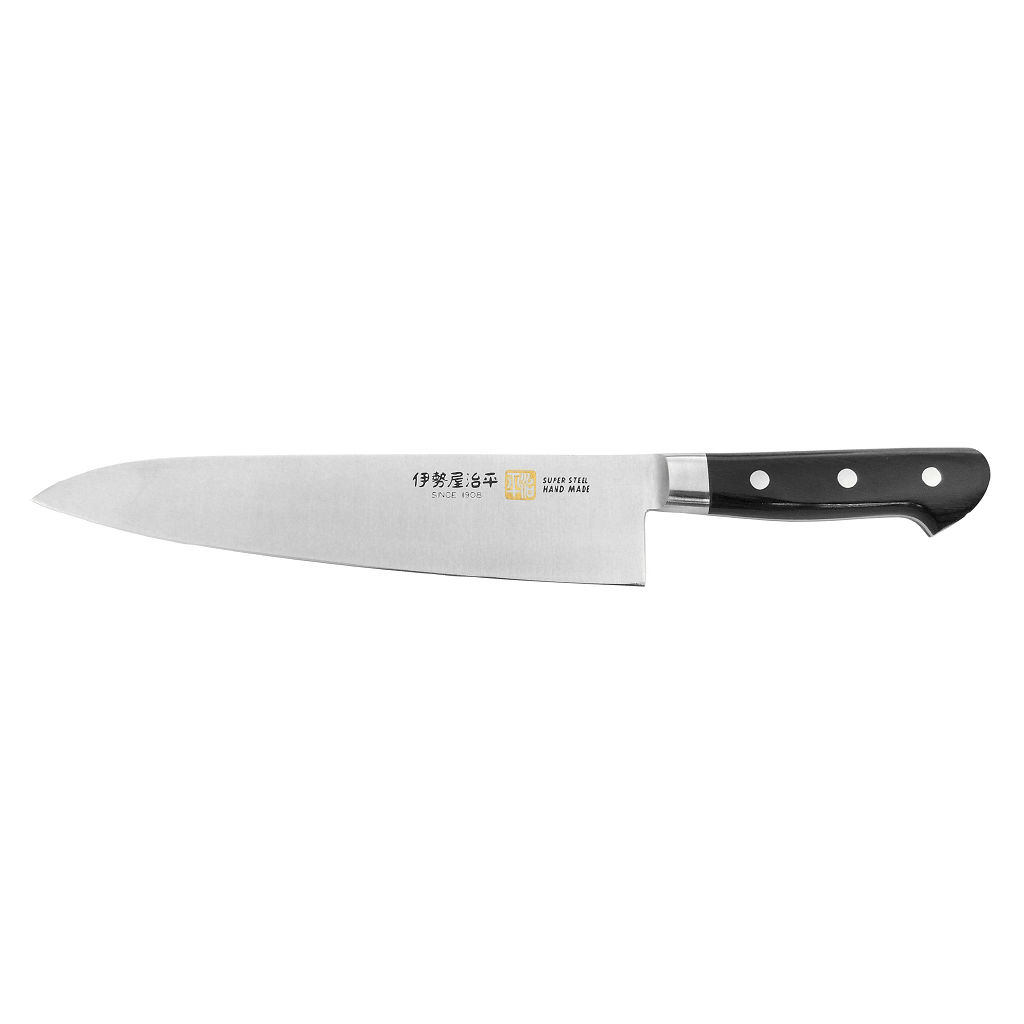 ISEYA JIHEI Molybdenum Gyuto 210mm - Black Packer Handle