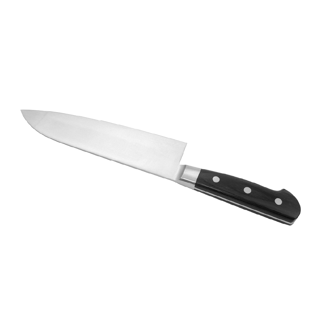 ISEYA JIHEI Molybdenum Santoku 180mm - Black Packer Handle