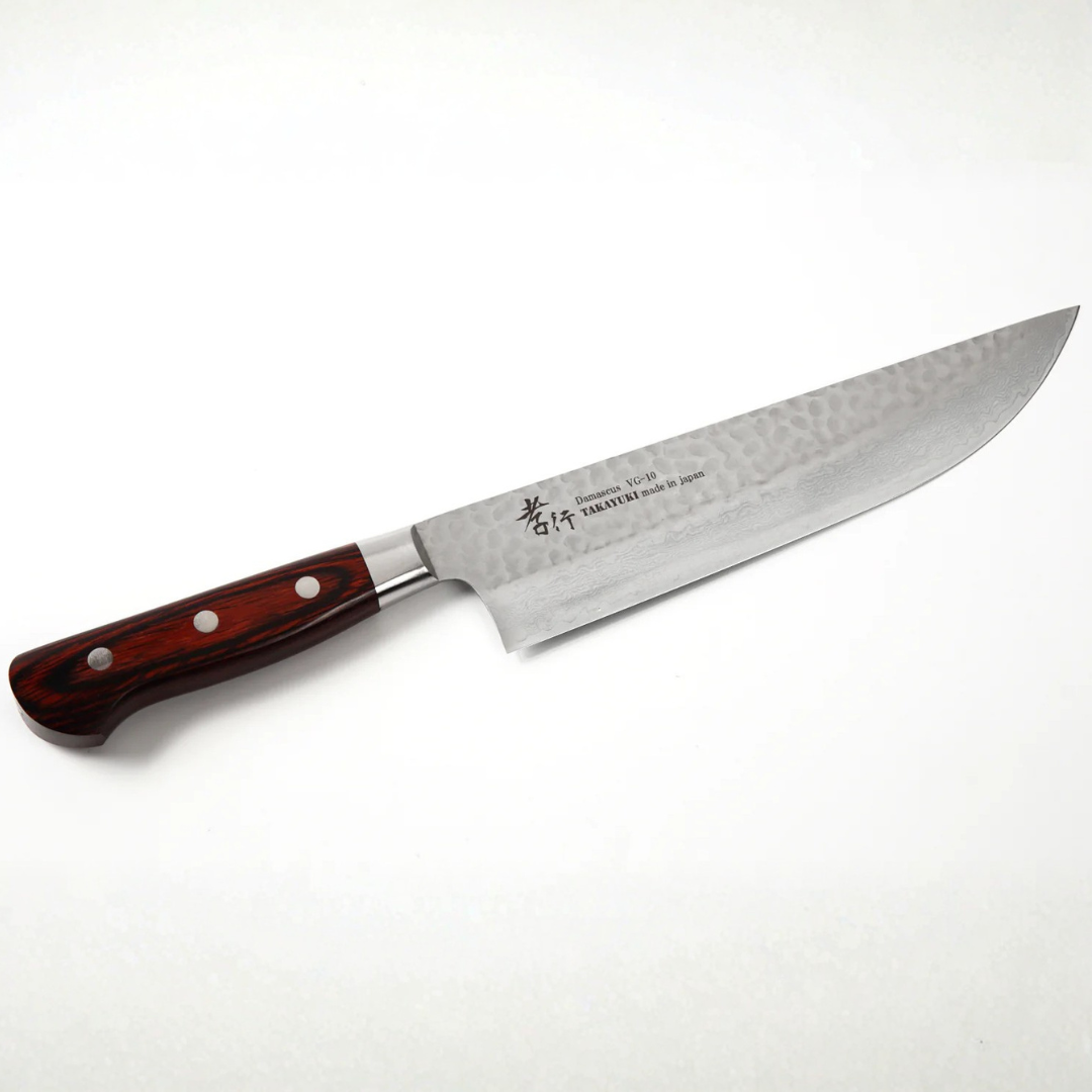 SAKAI TAKAYUKI 33-Layer Damascus VG10 Butcher Knife 210mm