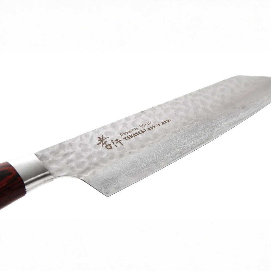 SAKAI TAKAYUKI 33-Layer Damascus VG10 KENGATA GYUTO 190mm