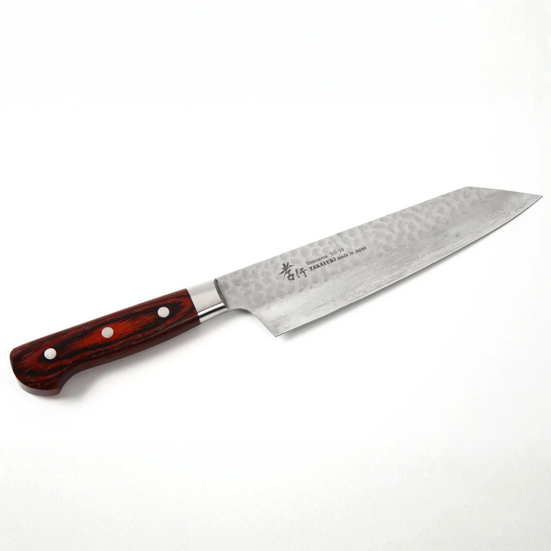 SAKAI TAKAYUKI 33-Layer Damascus VG10 KENGATA GYUTO 190mm