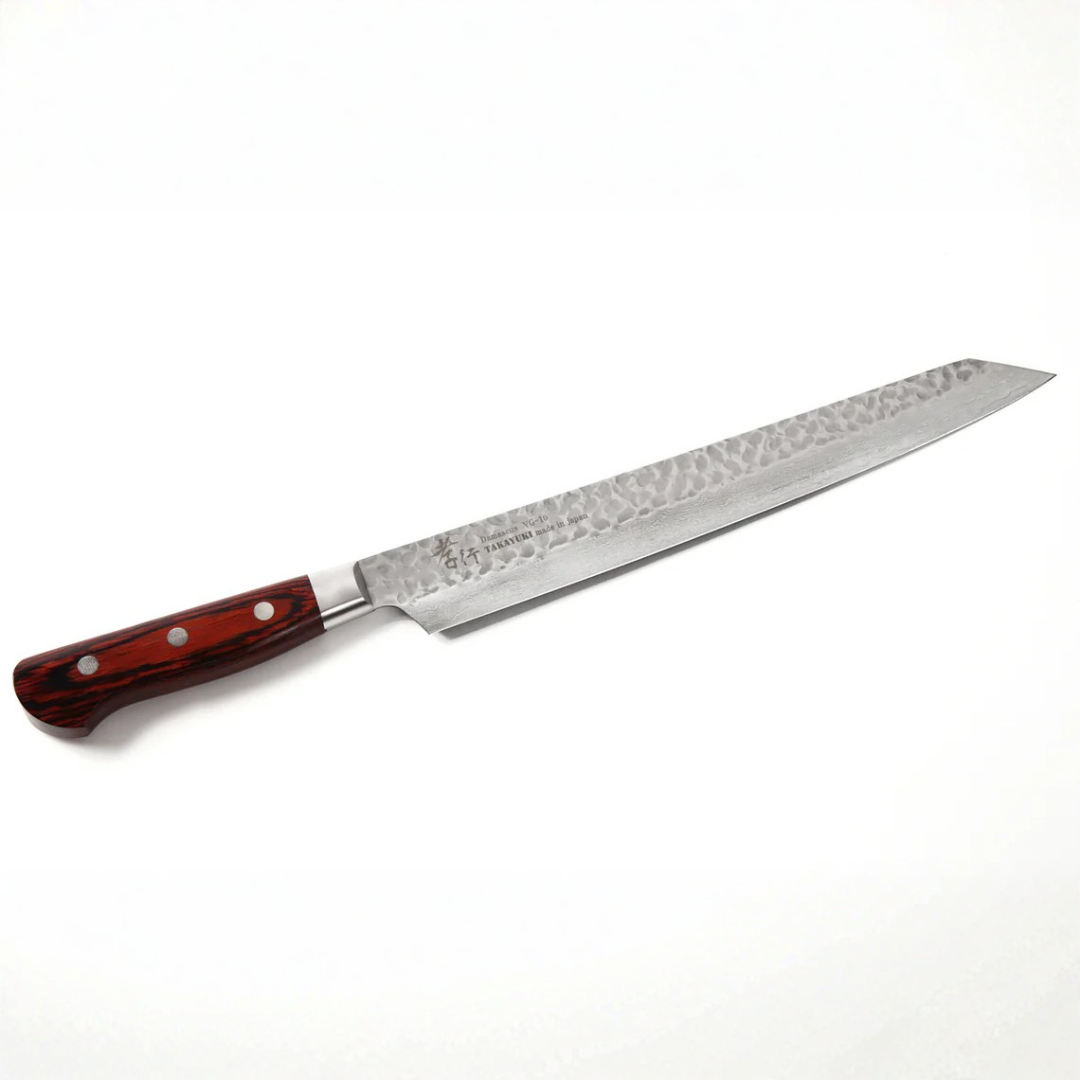 SAKAI TAKAYUKI 33-Layer Damascus VG10 KENGATA YANAGIBA 270mm