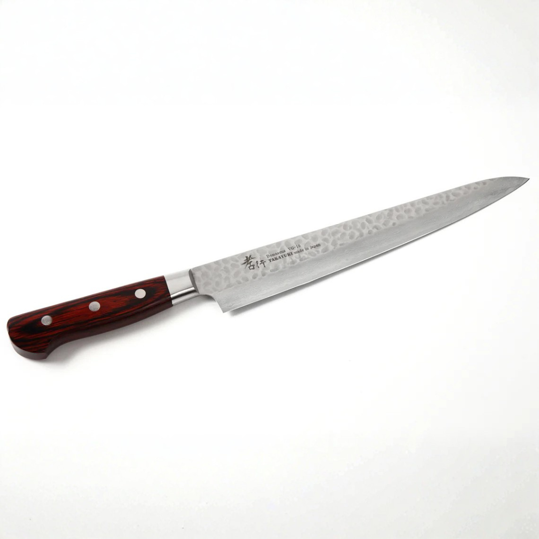 SAKAI TAKAYUKI 33-Layer Damascus VG10 SUJIHIKI 240mm
