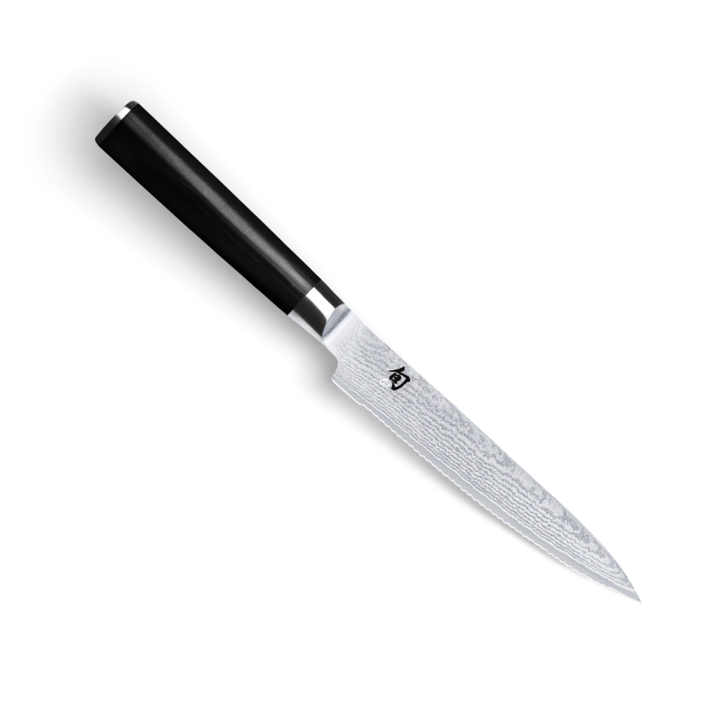 Shun Utility Knife with Serrated Edge