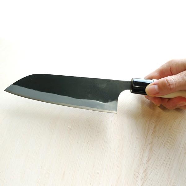 TSUBAME SANJO KAJIBE Santoku Shirogami 165mm